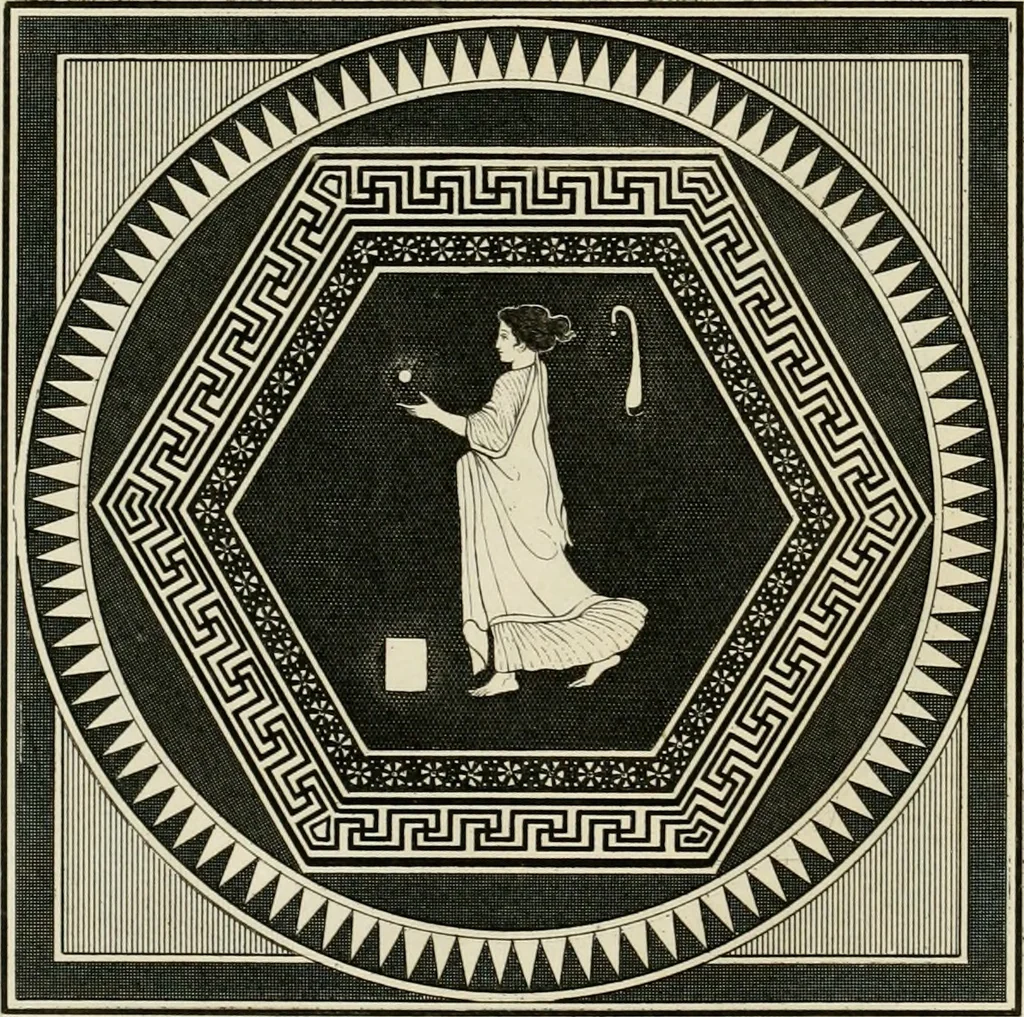 An illustration from Outlines from the figures and compositions upon the Greek, Roman, and Etruscan vases of the late Sir William Hamilton with engraved borders, 1804, leaf 41