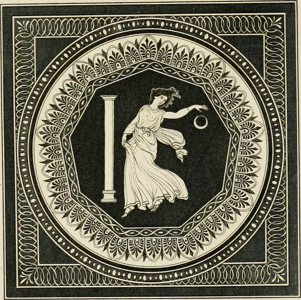 An illustration from Outlines from the figures and compositions upon the Greek, Roman, and Etruscan vases of the late Sir William Hamilton with engraved borders, 1804, leaf 89