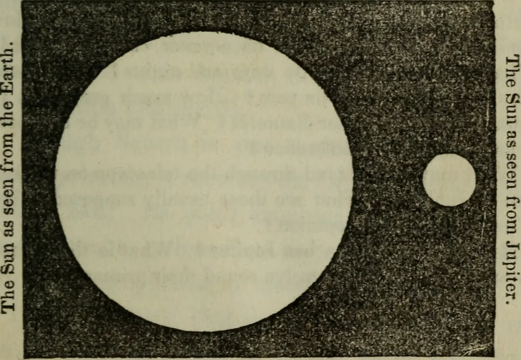 An illustration from Outlines of astronomy, 1850, leaf 108