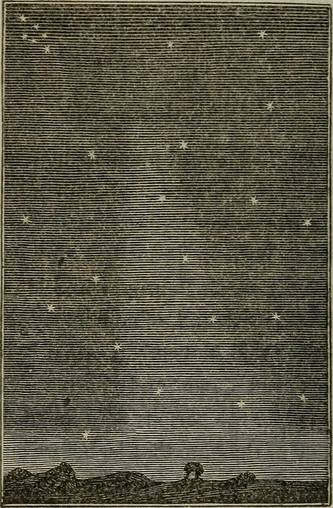 An illustration from Outlines of astronomy, 1850, leaf 127