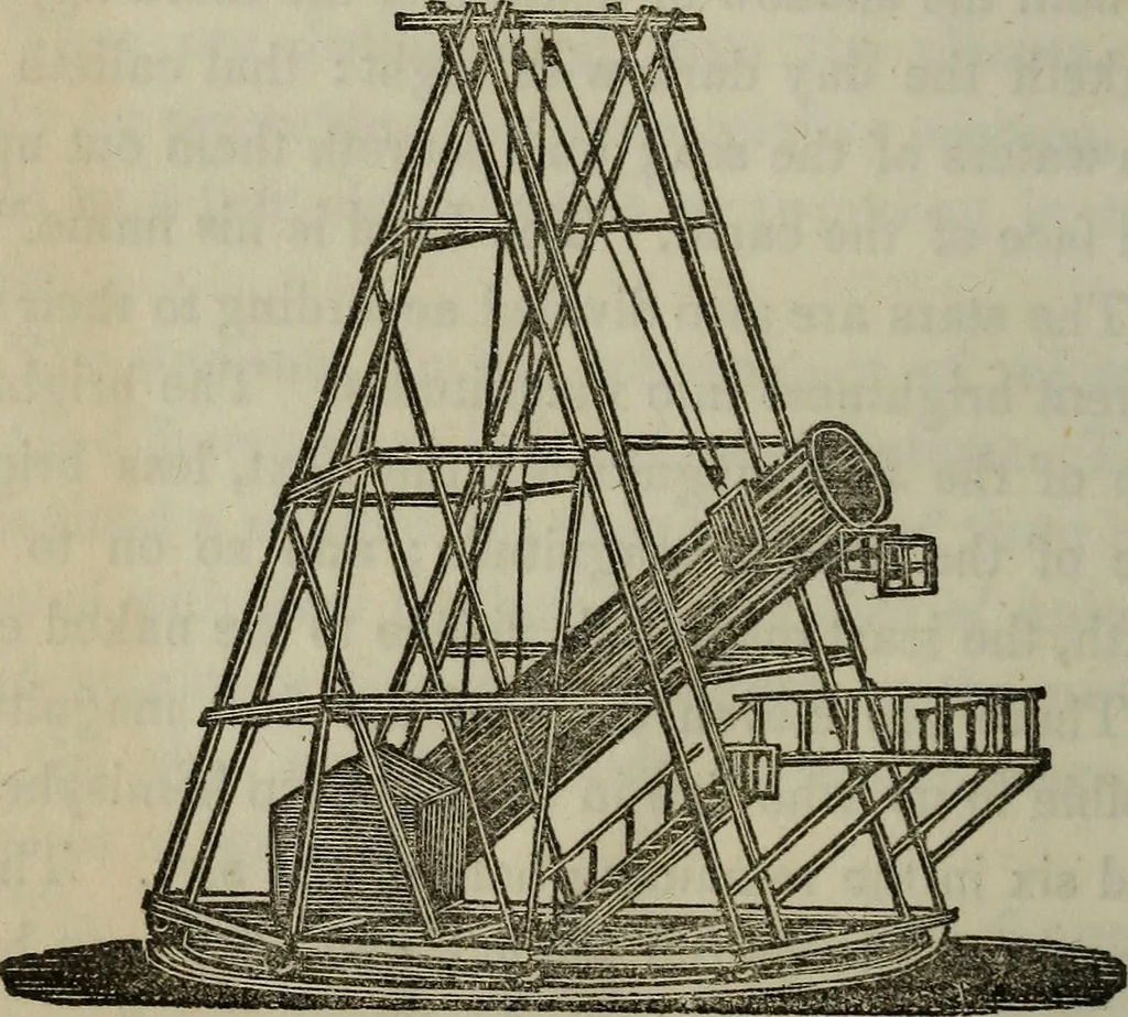 An illustration from Outlines of astronomy, 1850, leaf 131