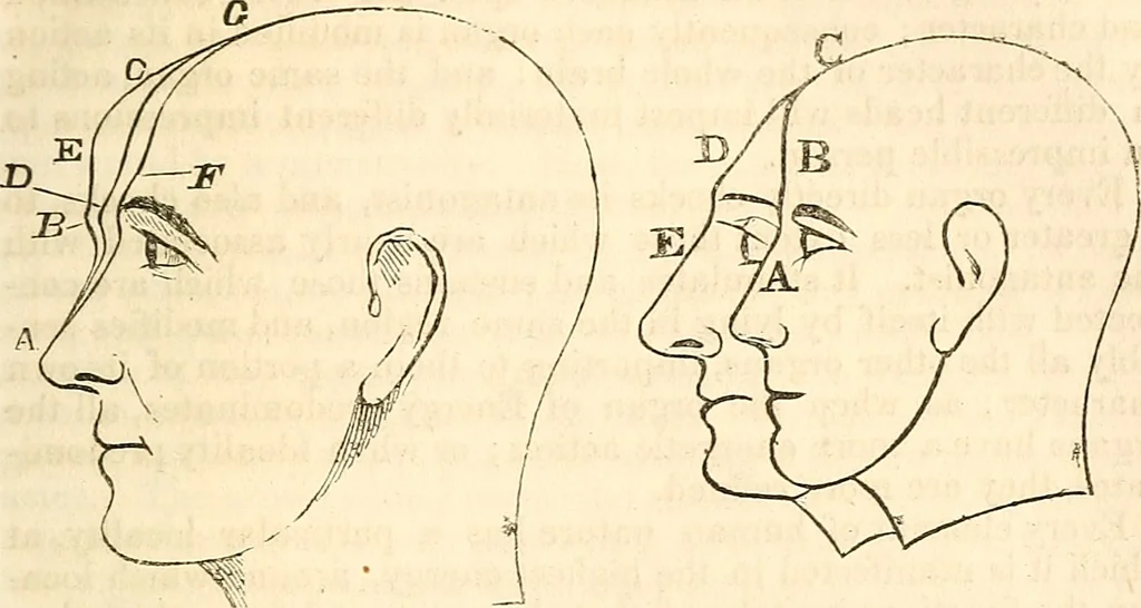 An illustration from Outlines of lectures on the neurological system of anthropology, as discovered, demonstrated and taught in 1841 and 1842, 1854, leaf 116