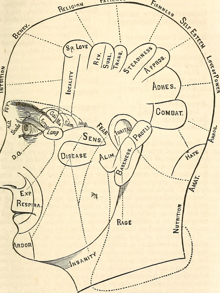 An illustration from Outlines of lectures on the neurological system of anthropology, as discovered, demonstrated and taught in 1841 and 1842, 1854, leaf 336