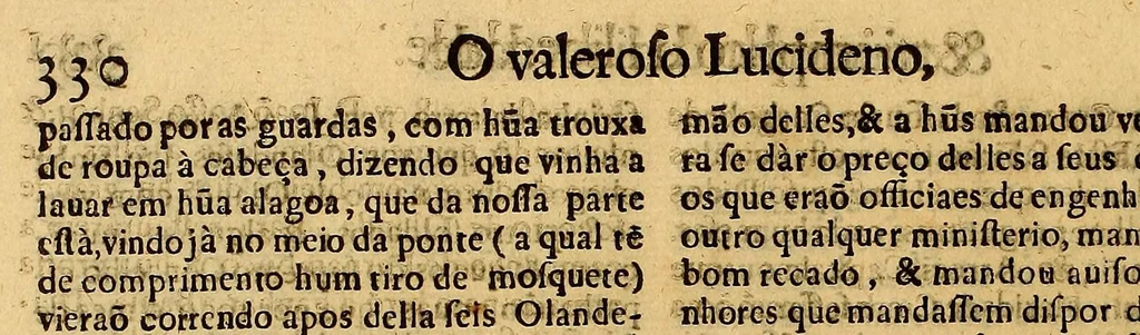 An illustration from O valeroso Lucideno. E triumpho da liberdade. : Primeira parte., 1648, leaf 352