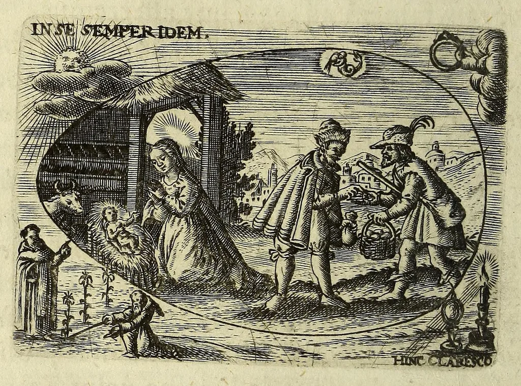 An illustration from Ova paschalia sacro emblemate, 1635, leaf 110