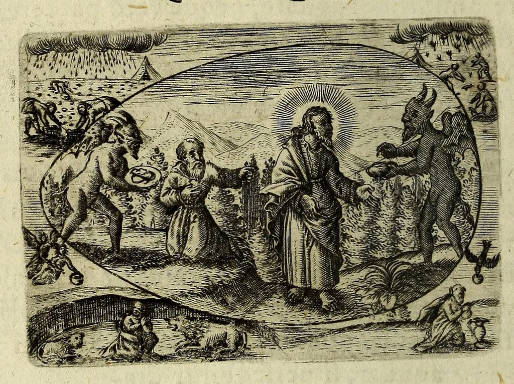 An illustration from Ova paschalia sacro emblemate, 1635, leaf 204