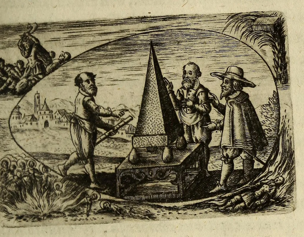 An illustration from Ova paschalia sacro emblemate, 1635, leaf 215