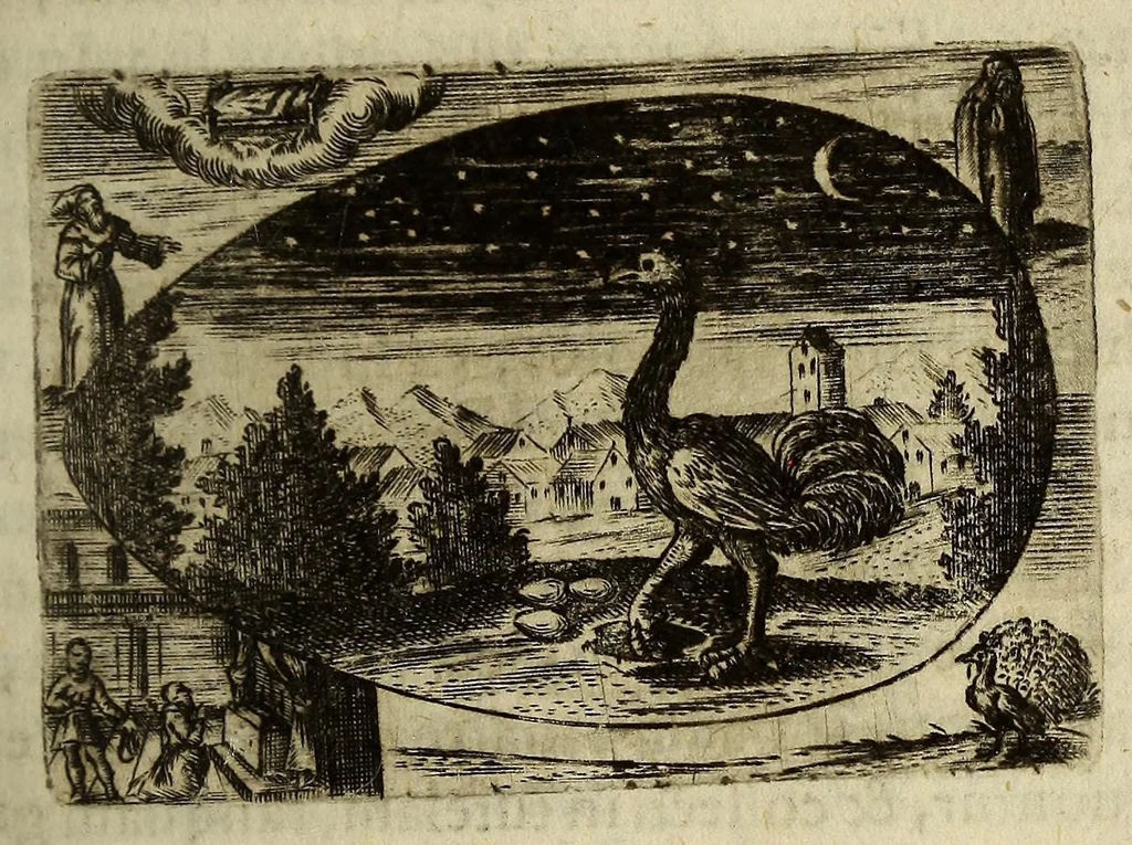 An illustration from Ova paschalia sacro emblemate, 1635, leaf 239