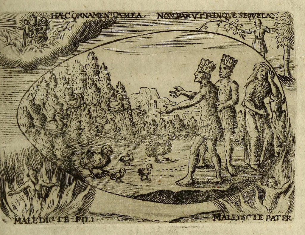 An illustration from Ova paschalia sacro emblemate, 1635, leaf 279