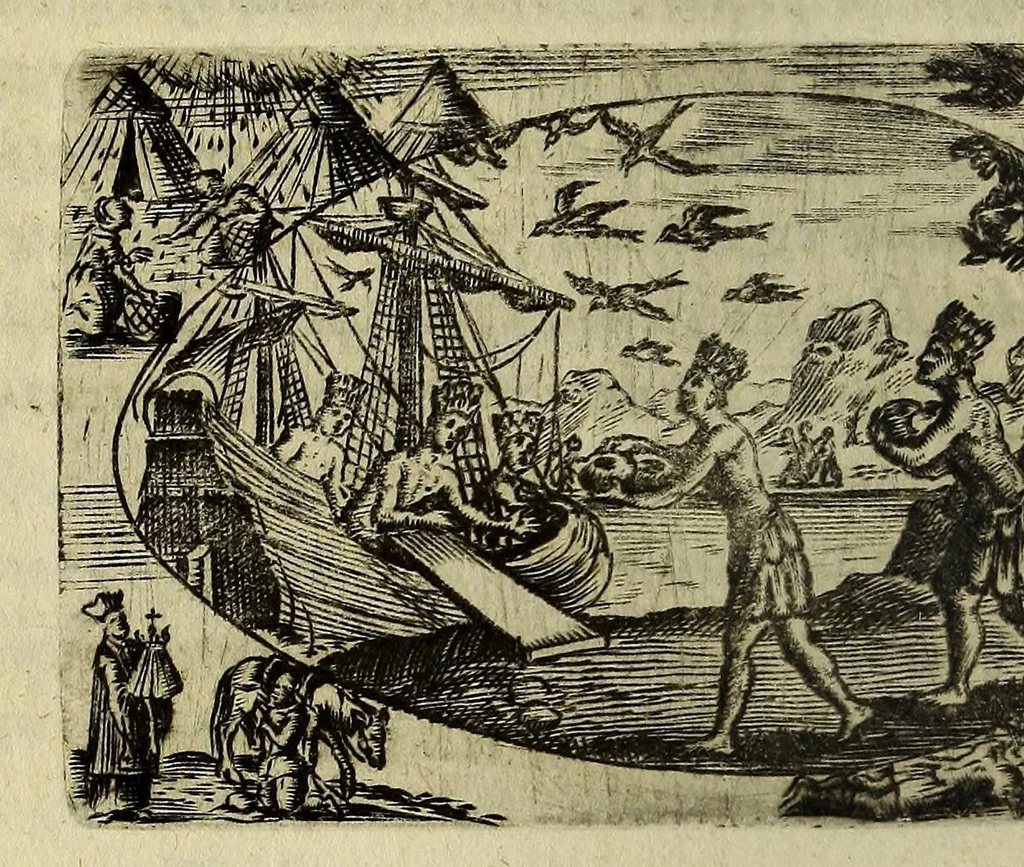 An illustration from Ova paschalia sacro emblemate, 1635, leaf 310