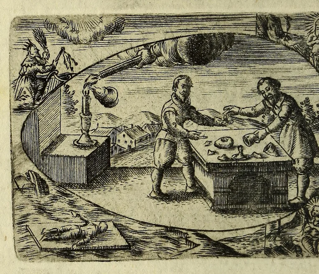 An illustration from Ova paschalia sacro emblemate, 1635, leaf 322