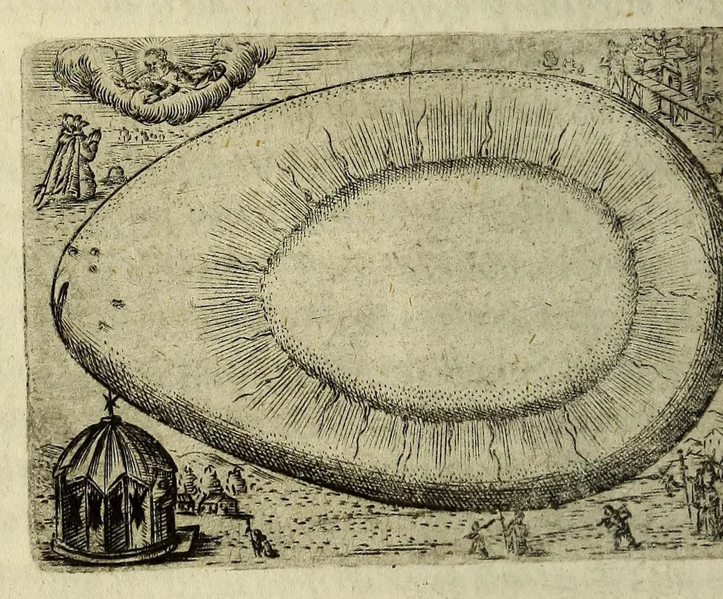 An illustration from Ova paschalia sacro emblemate, 1635, leaf 354