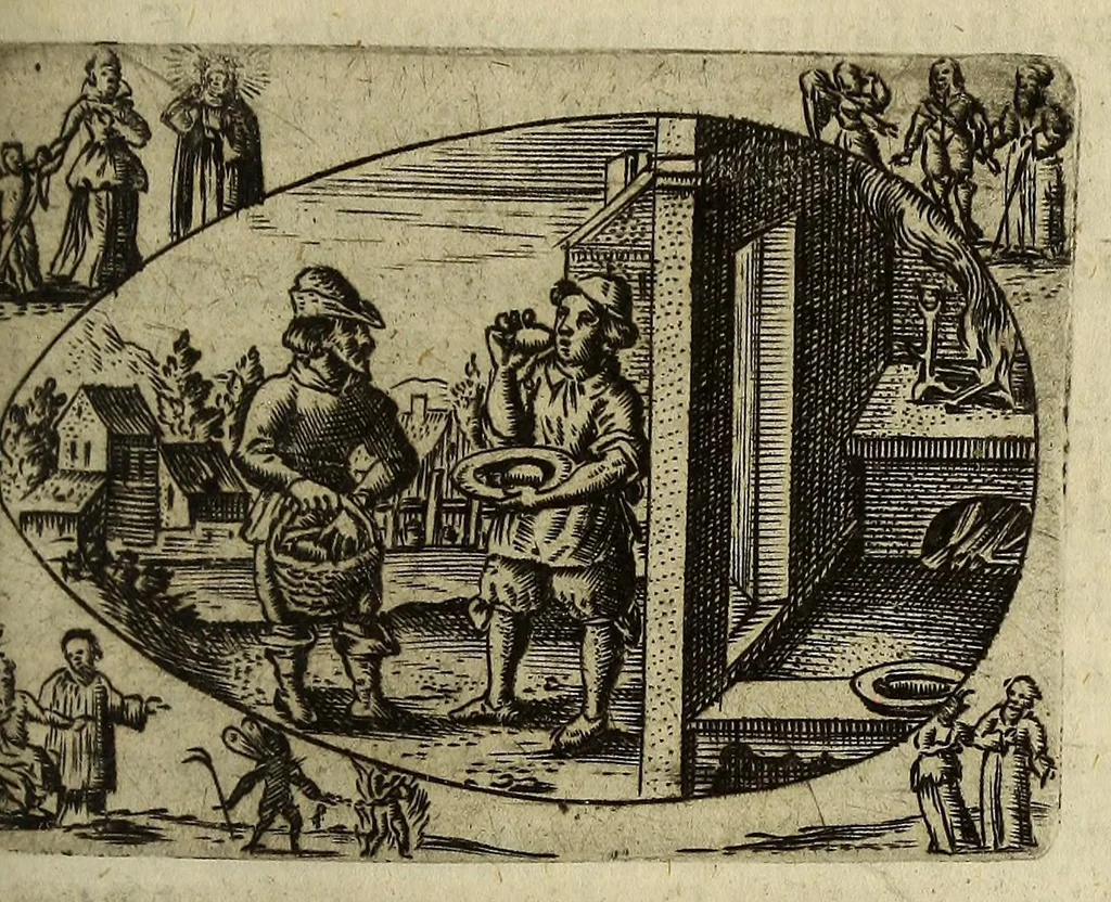 An illustration from Ova paschalia sacro emblemate, 1635, leaf 395