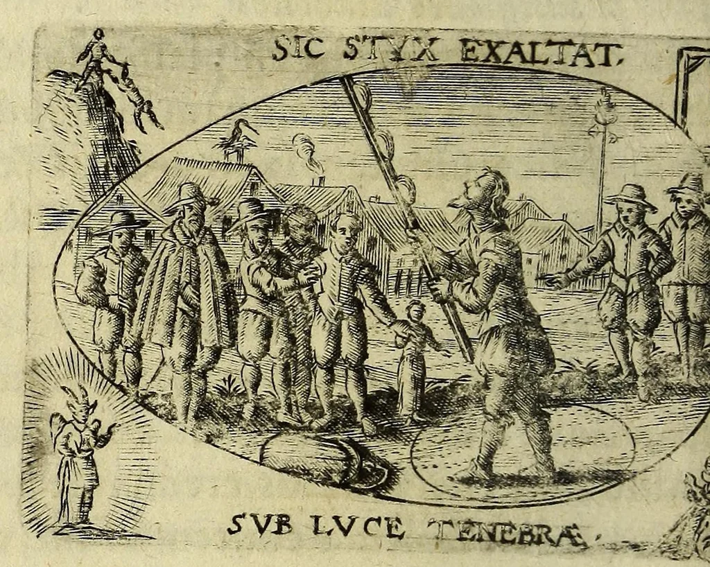 An illustration from Ova paschalia sacro emblemate, 1635, leaf 406