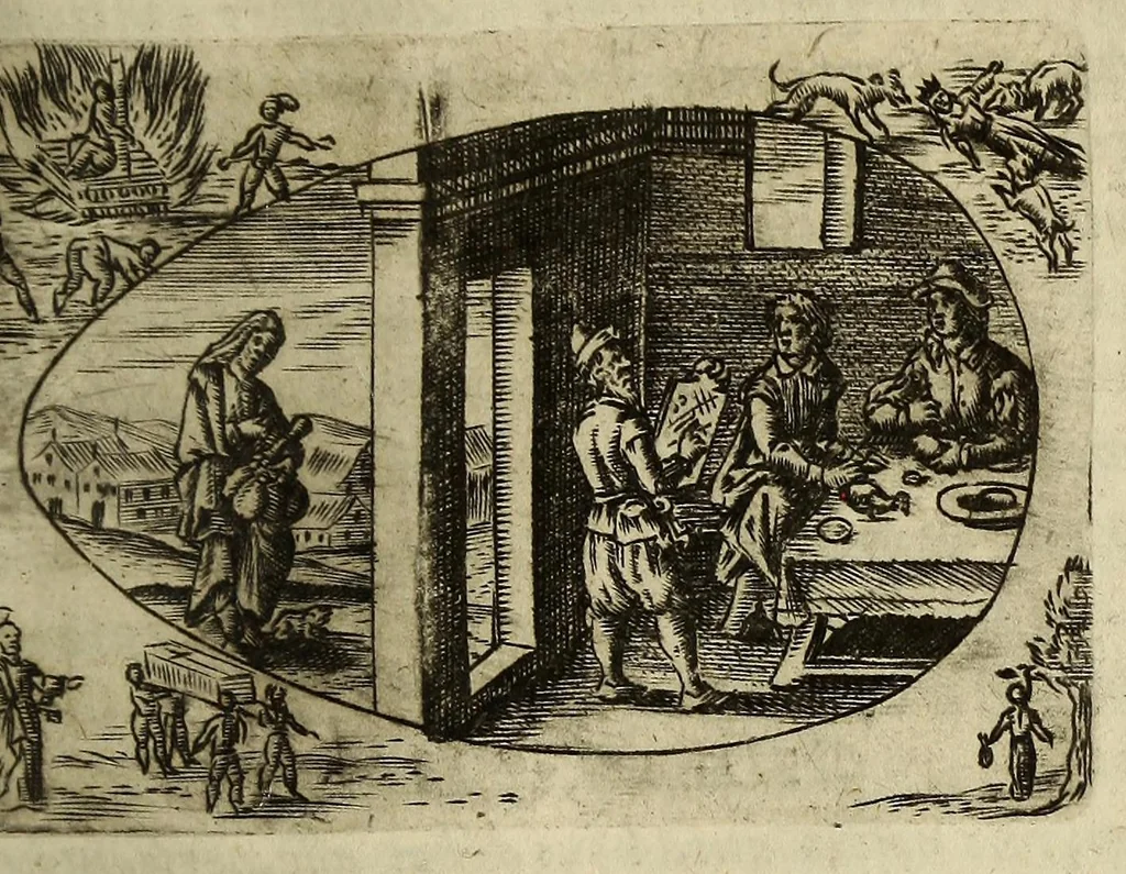An illustration from Ova paschalia sacro emblemate, 1635, leaf 451