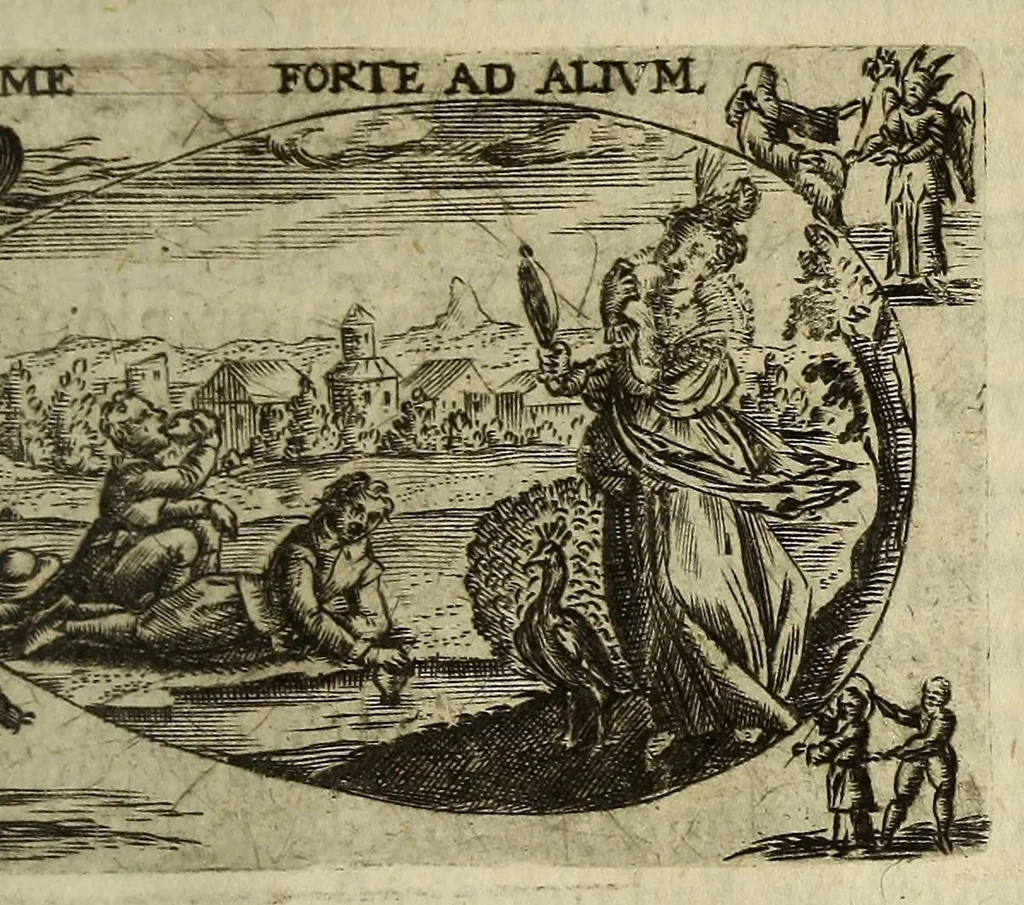An illustration from Ova paschalia sacro emblemate, 1635, leaf 489