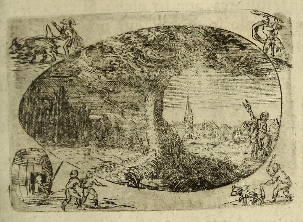 An illustration from Ova paschalia sacro emblemate, 1635, leaf 559