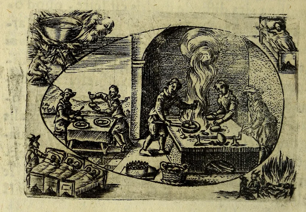 An illustration from Ova paschalia sacro emblemate, 1635, leaf 610