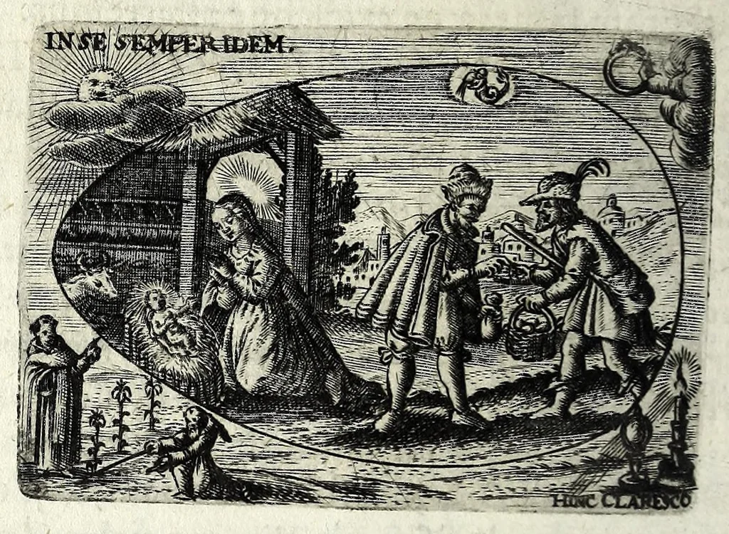 An illustration from Ova Paschalia sacro emblemate inscripta descriptaq[ue], 1635, leaf 114
