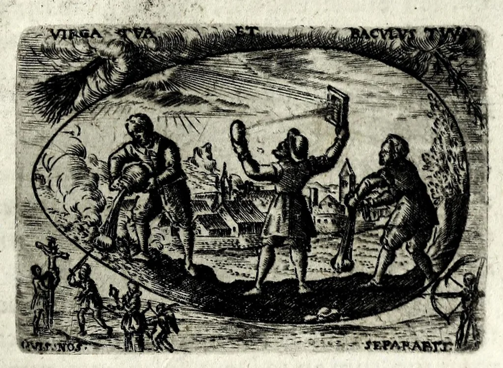 An illustration from Ova Paschalia sacro emblemate inscripta descriptaq[ue], 1635, leaf 193