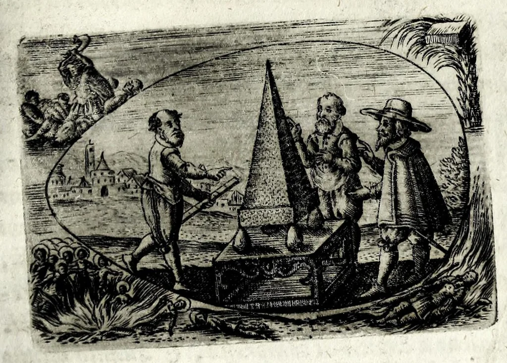 An illustration from Ova Paschalia sacro emblemate inscripta descriptaq[ue], 1635, leaf 219