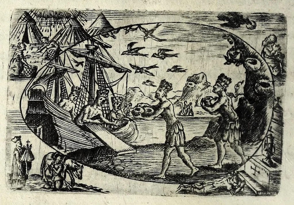 An illustration from Ova Paschalia sacro emblemate inscripta descriptaq[ue], 1635, leaf 314