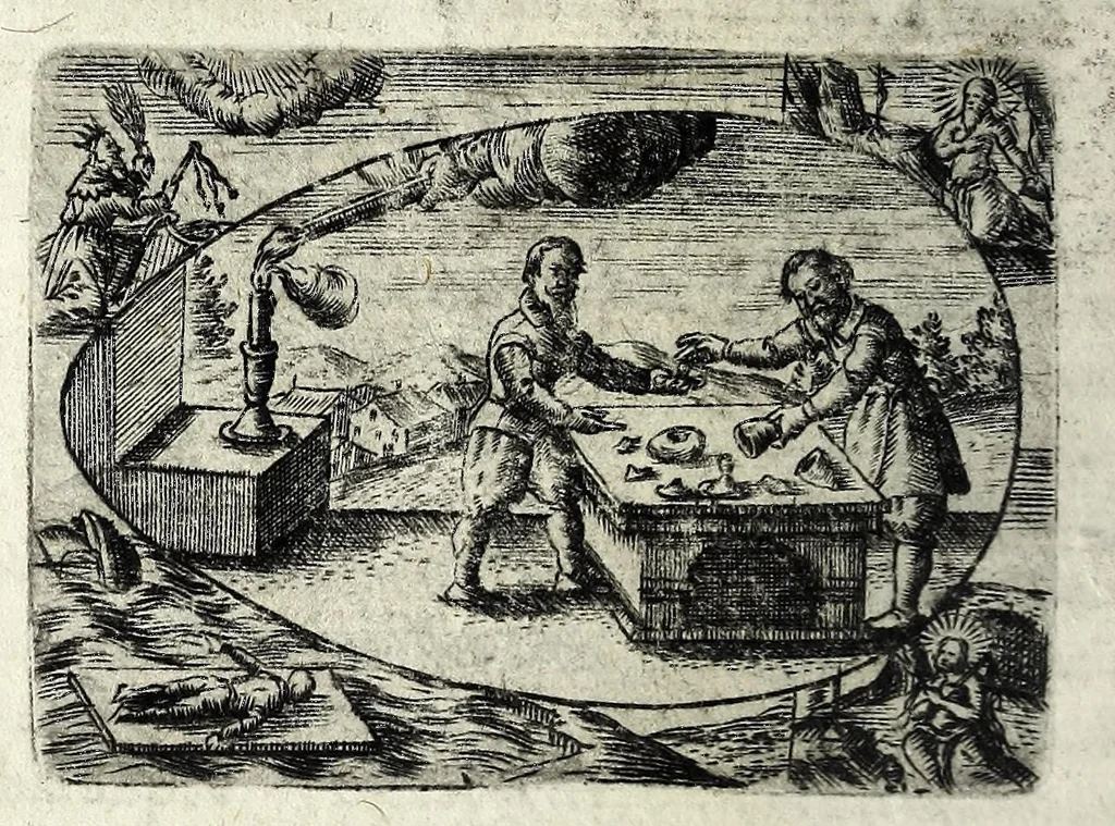 An illustration from Ova Paschalia sacro emblemate inscripta descriptaq[ue], 1635, leaf 326