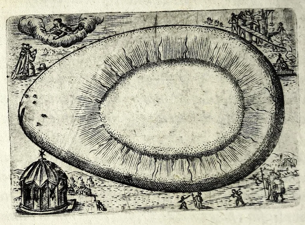 An illustration from Ova Paschalia sacro emblemate inscripta descriptaq[ue], 1635, leaf 358
