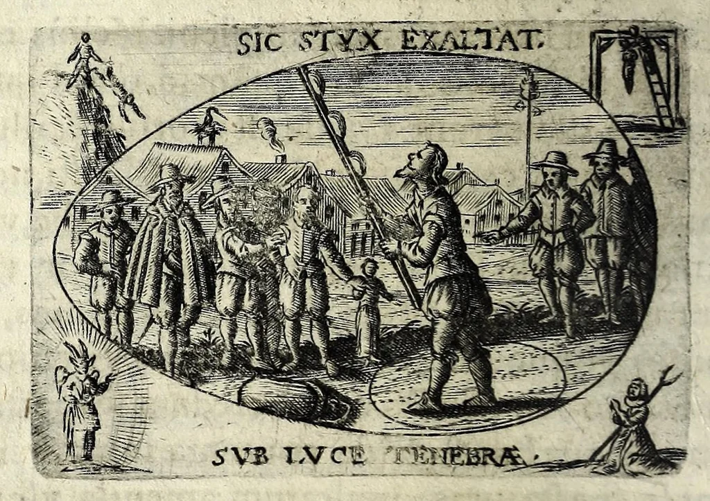An illustration from Ova Paschalia sacro emblemate inscripta descriptaq[ue], 1635, leaf 406