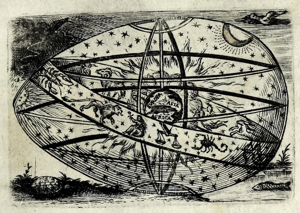 An illustration from Ova Paschalia sacro emblemate inscripta descriptaq[ue], 1635, leaf 45