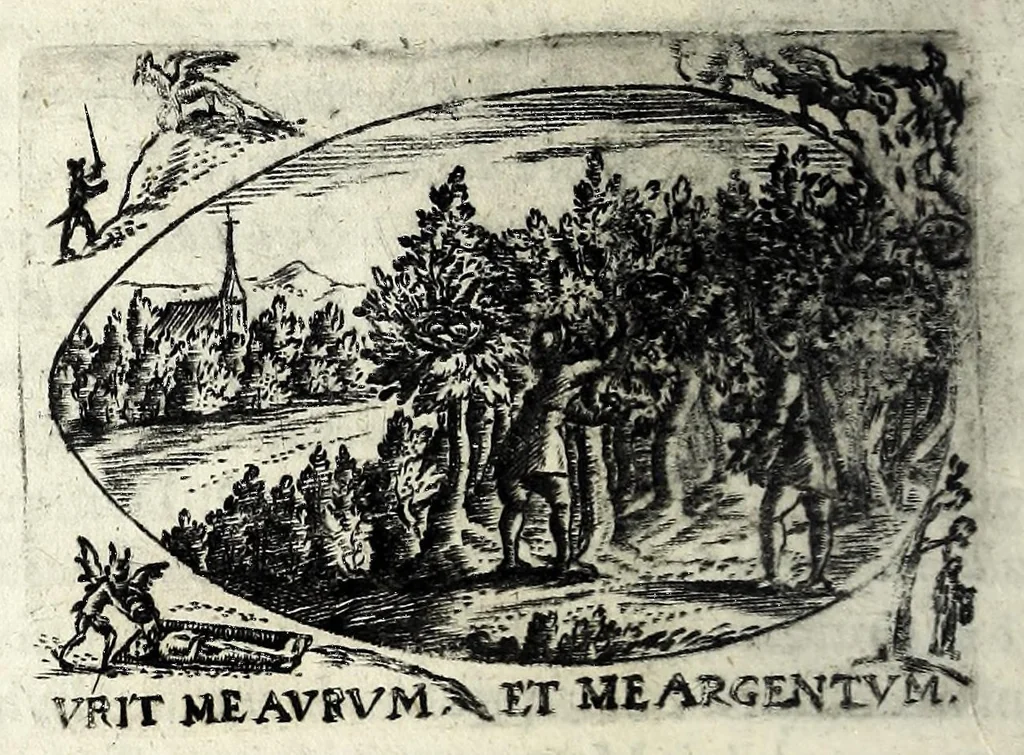 An illustration from Ova Paschalia sacro emblemate inscripta descriptaq[ue], 1635, leaf 526