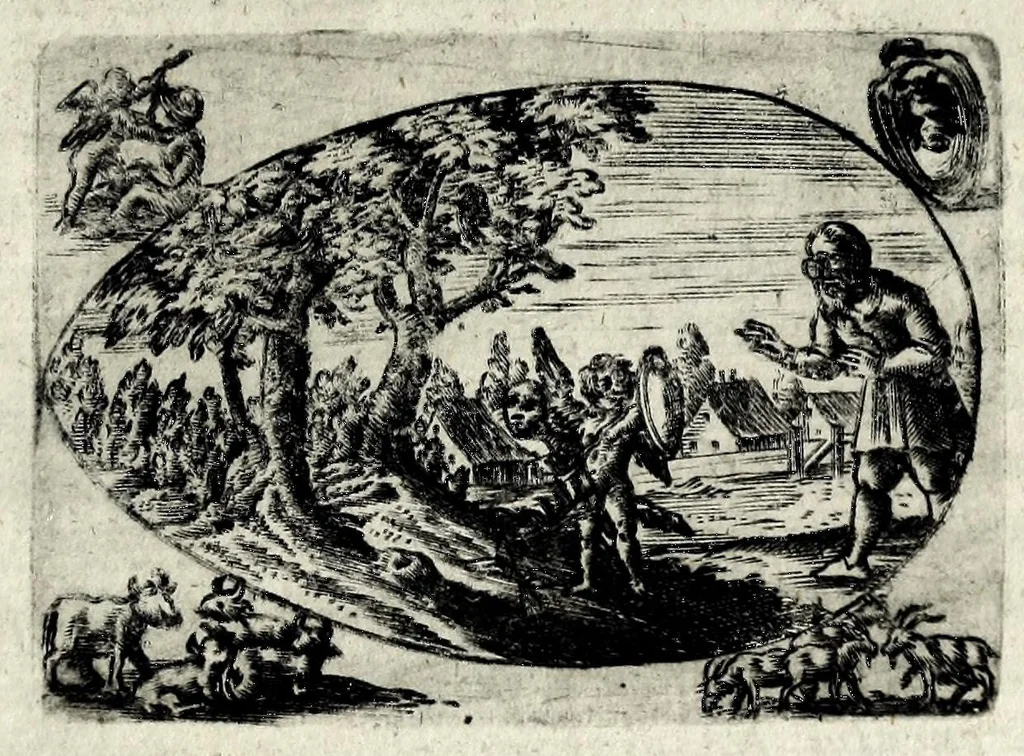 An illustration from Ova Paschalia sacro emblemate inscripta descriptaq[ue], 1635, leaf 533