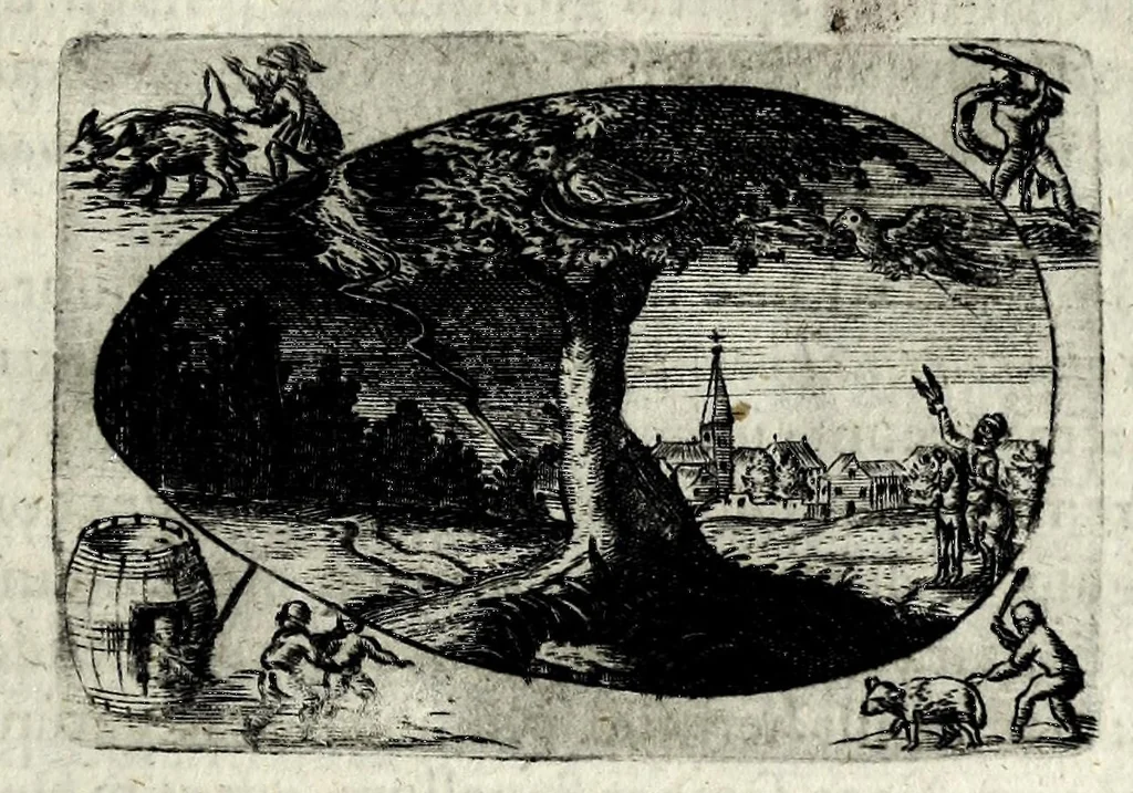 An illustration from Ova Paschalia sacro emblemate inscripta descriptaq[ue], 1635, leaf 559