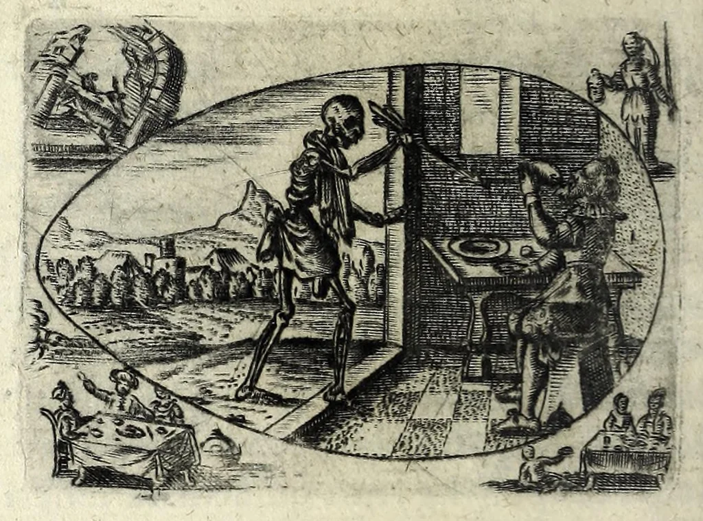 An illustration from Ova Paschalia sacro emblemate inscripta descriptaq[ue], 1635, leaf 586