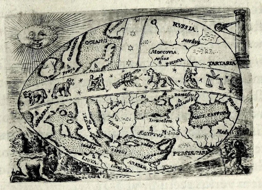 An illustration from Ova Paschalia sacro emblemate inscripta descriptaq[ue], 1635, leaf 87