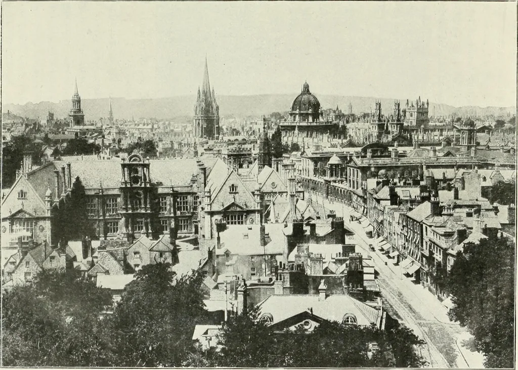 An illustration from Oxford & Cambridge, 1909, leaf 10