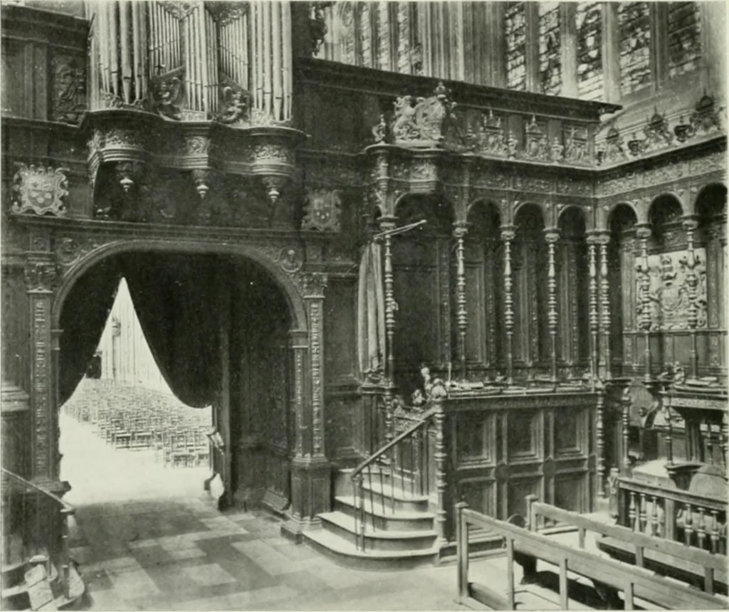 An illustration from Oxford & Cambridge, 1909, leaf 109