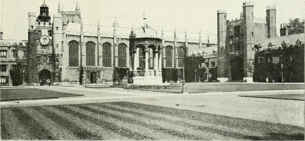 An illustration from Oxford & Cambridge, 1909, leaf 124