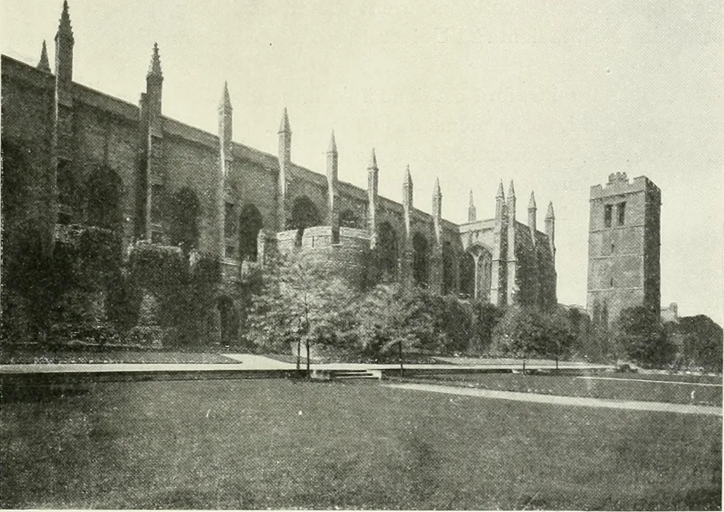 An illustration from Oxford & Cambridge, 1909, leaf 20