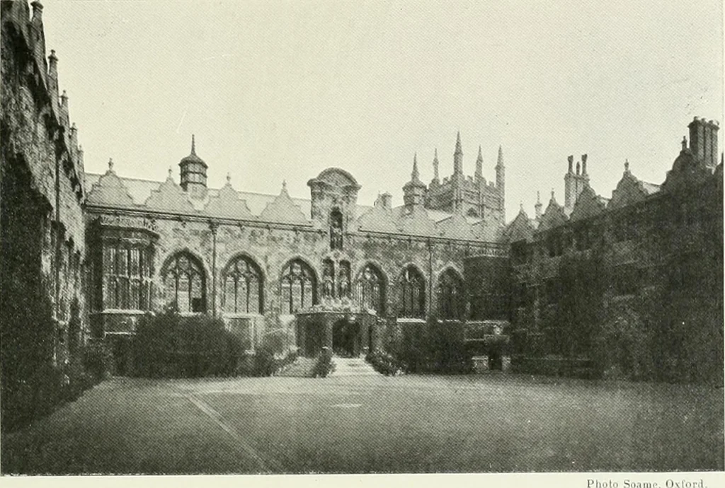 An illustration from Oxford & Cambridge, 1909, leaf 32