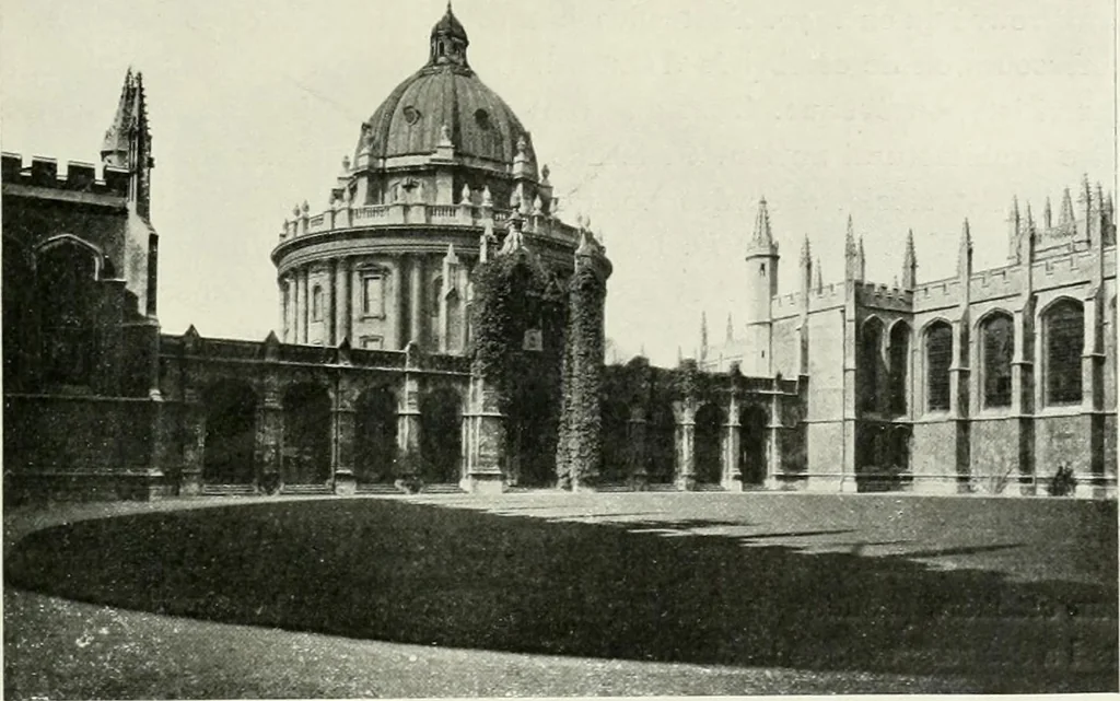 An illustration from Oxford & Cambridge, 1909, leaf 38
