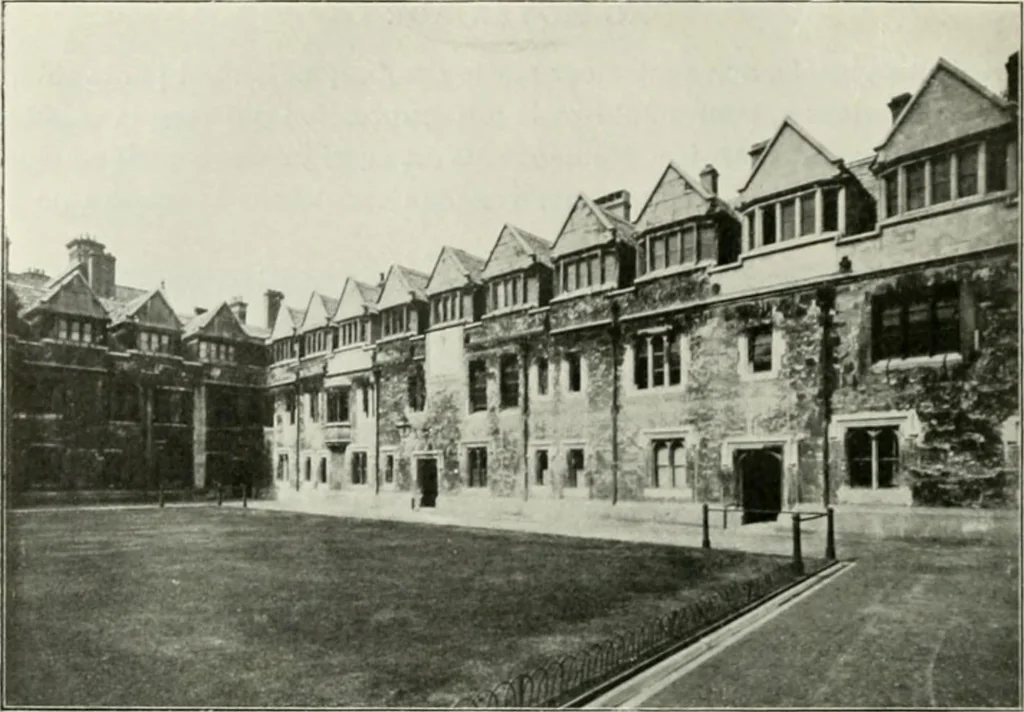 An illustration from Oxford & Cambridge, 1909, leaf 47