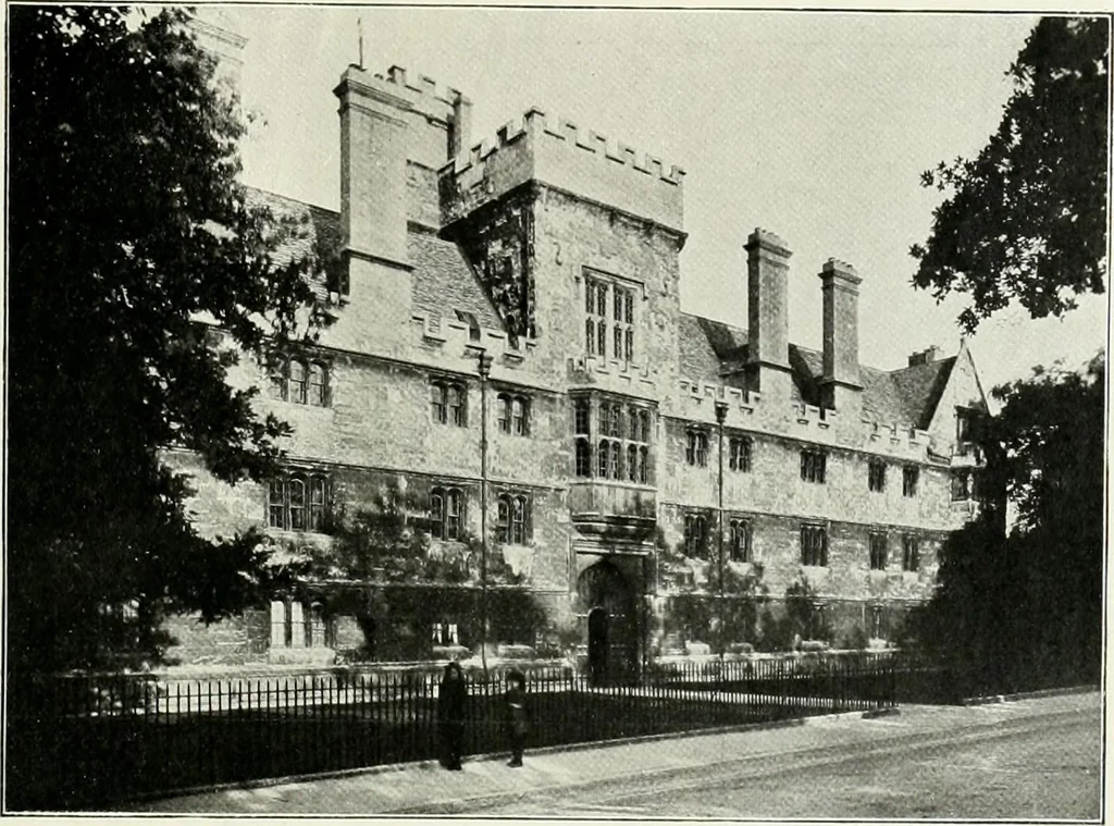 An illustration from Oxford & Cambridge, 1909, leaf 66