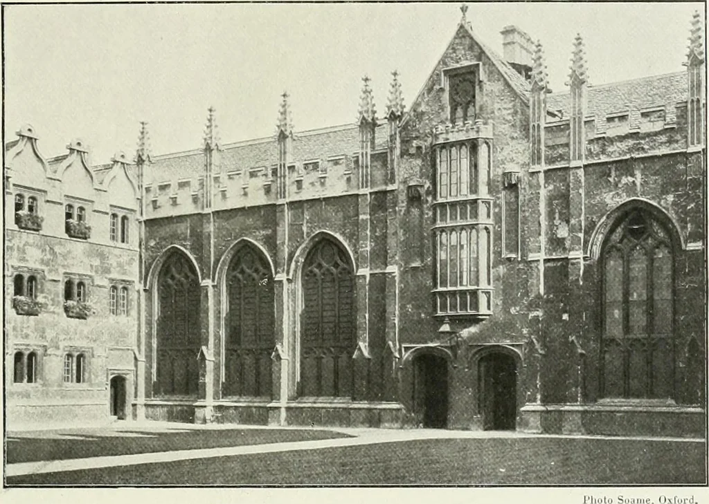 An illustration from Oxford & Cambridge, 1909, leaf 70
