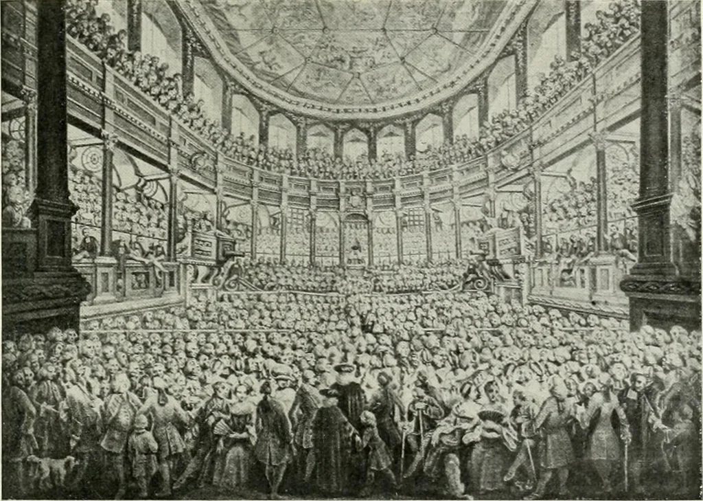 An illustration from Oxford & Cambridge, 1909, leaf 82