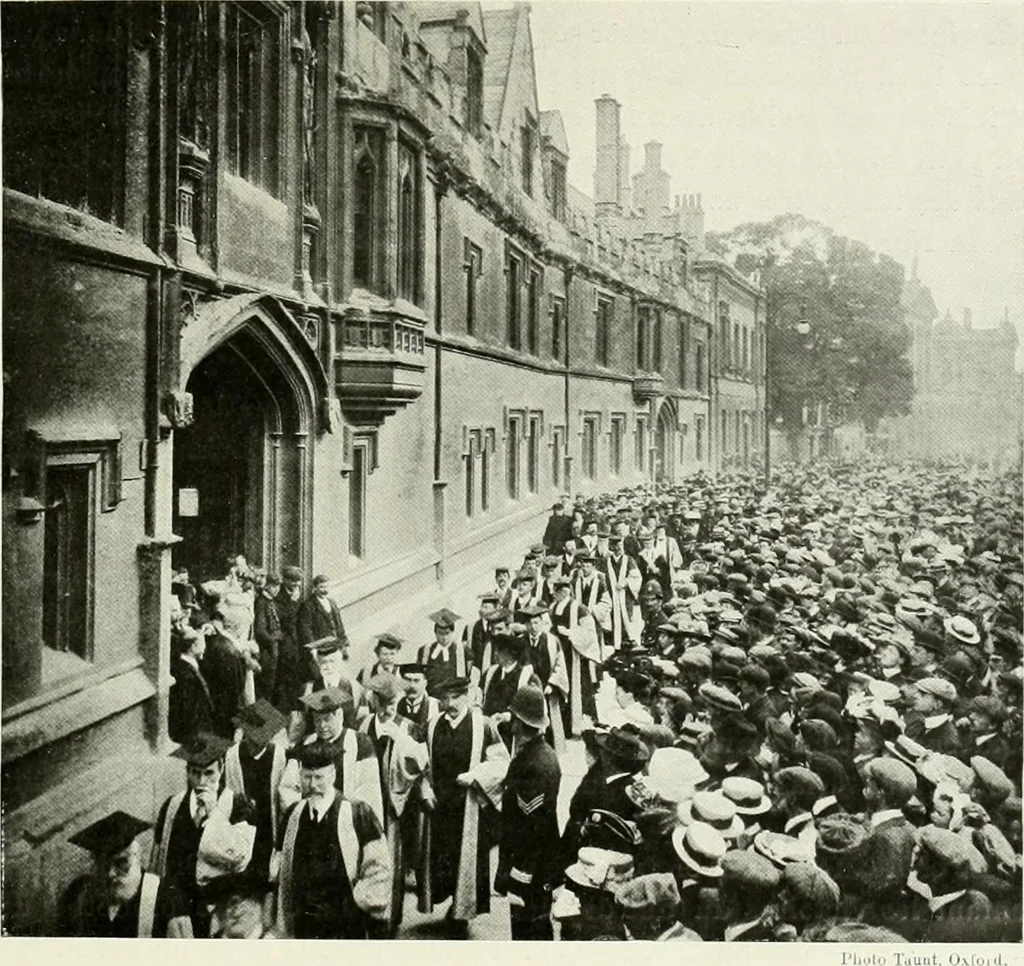 An illustration from Oxford & Cambridge, 1909, leaf 84