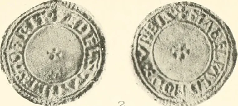 An illustration from Oxford silver pennies from A.D.925-A.D.1272, 1904, leaf 148