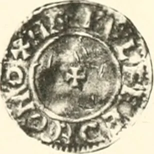 An illustration from Oxford silver pennies from A.D.925-A.D.1272, 1904, leaf 150