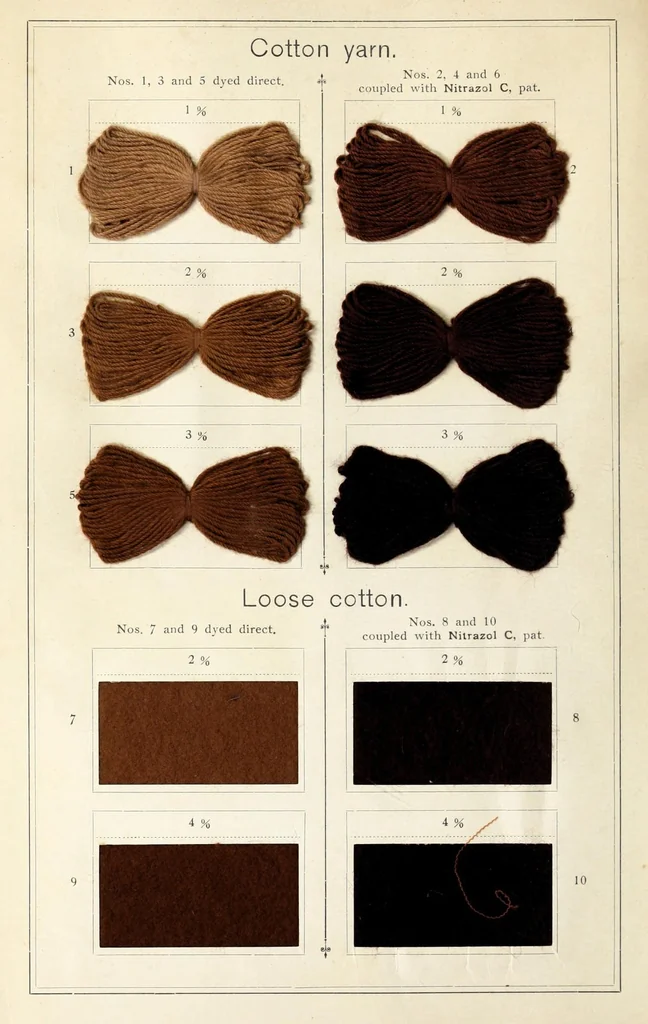 An illustration from Oxy diamine brown G., 1900, leaf 8