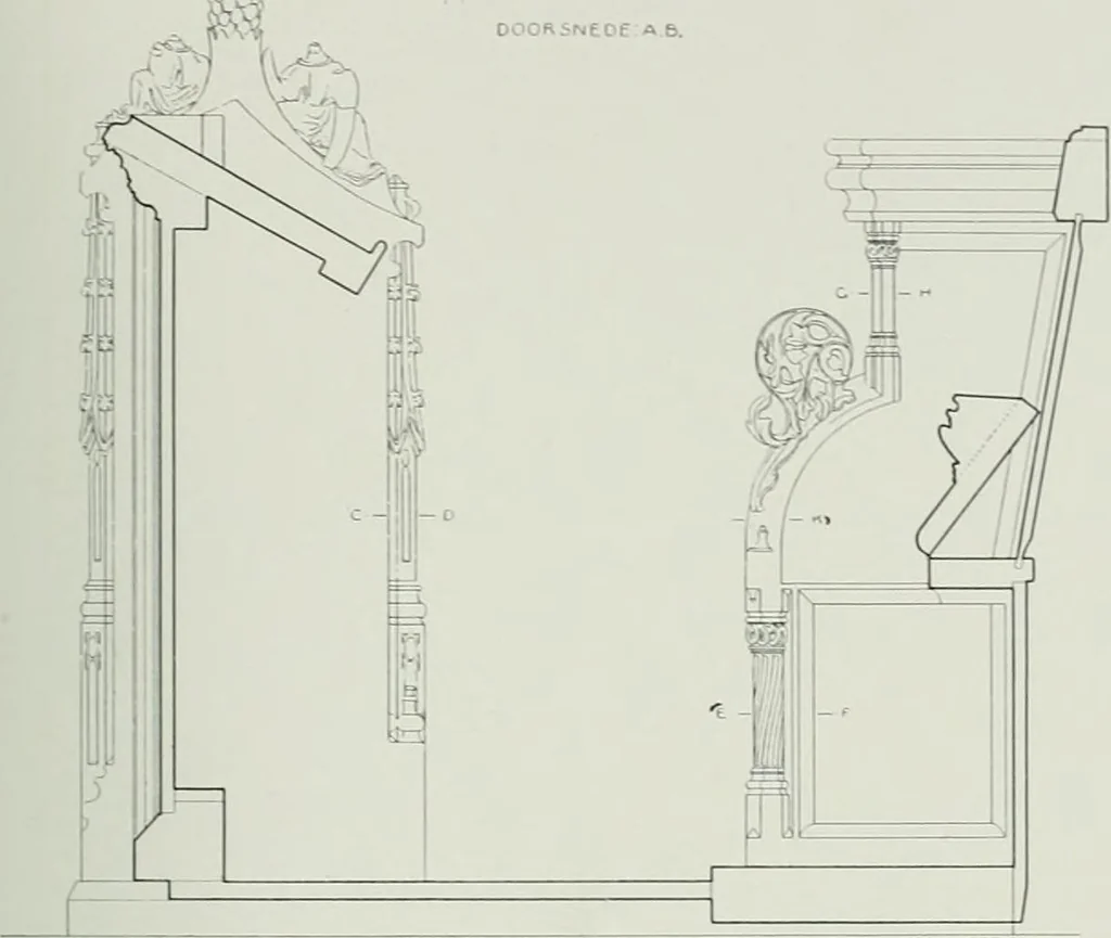 An illustration from De Nederlandsche monumenten van geschiedenis en kunst : geillustreerde beschrijving, 1912, leaf 168